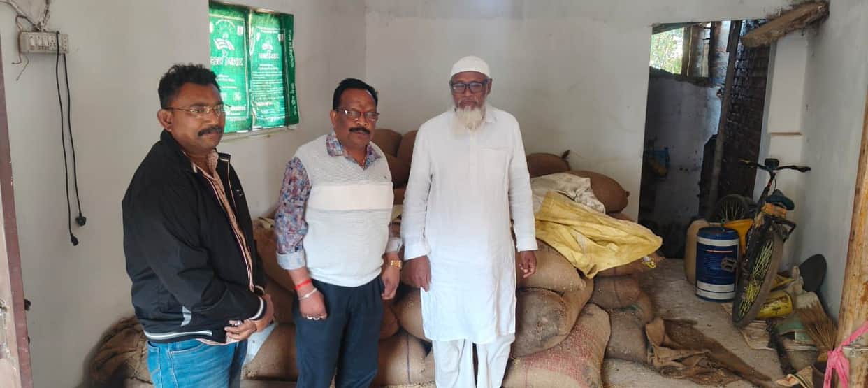 65 bags of paddy seized in Dhamtari