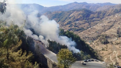 fire broke out on  India China border on  Arunachal Pradesh January 21  army brought situation under control