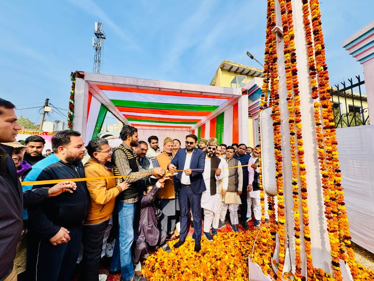 Inauguration of development works in RaInauguration of development works in Rasulpur Dhauldisulpur Dhauldi