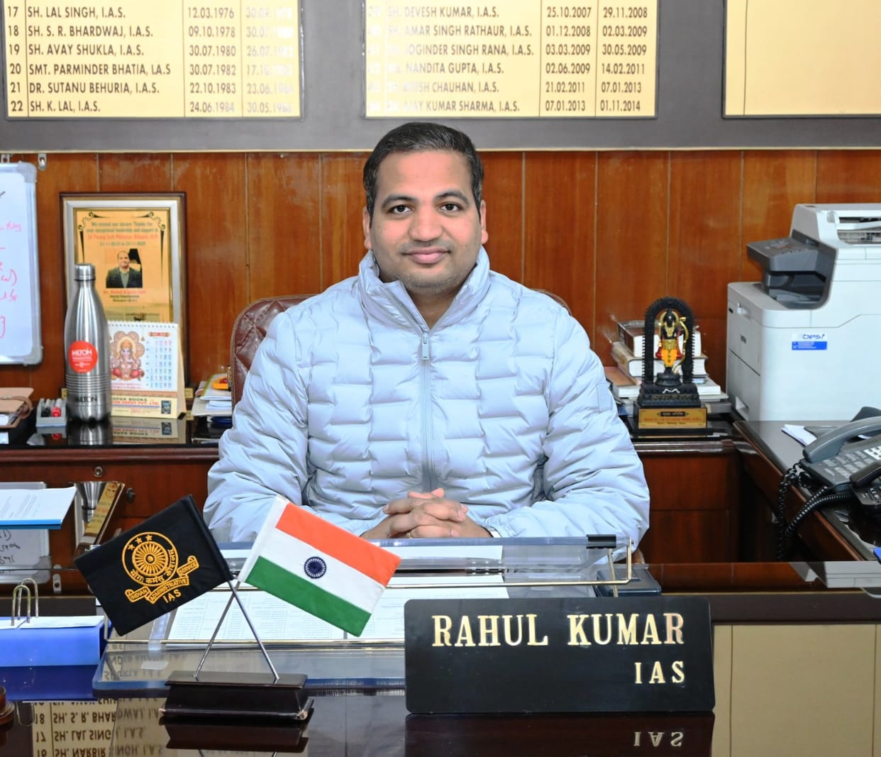 Bilaspur's record in digital governance, tops the state in e-office implementation