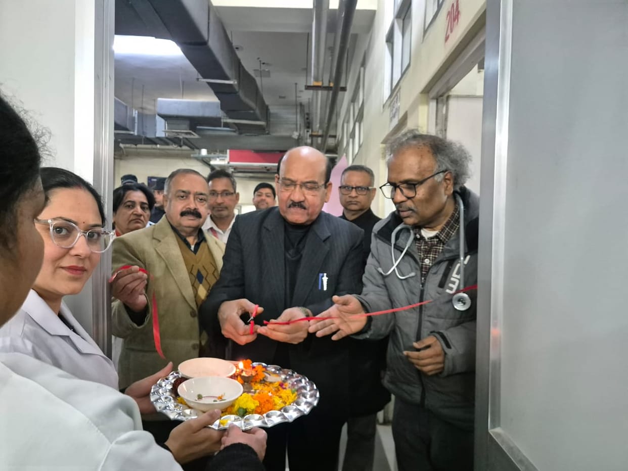 Inauguration of a breastfeeding room and nutrition rehabilitation center at PGIMS.