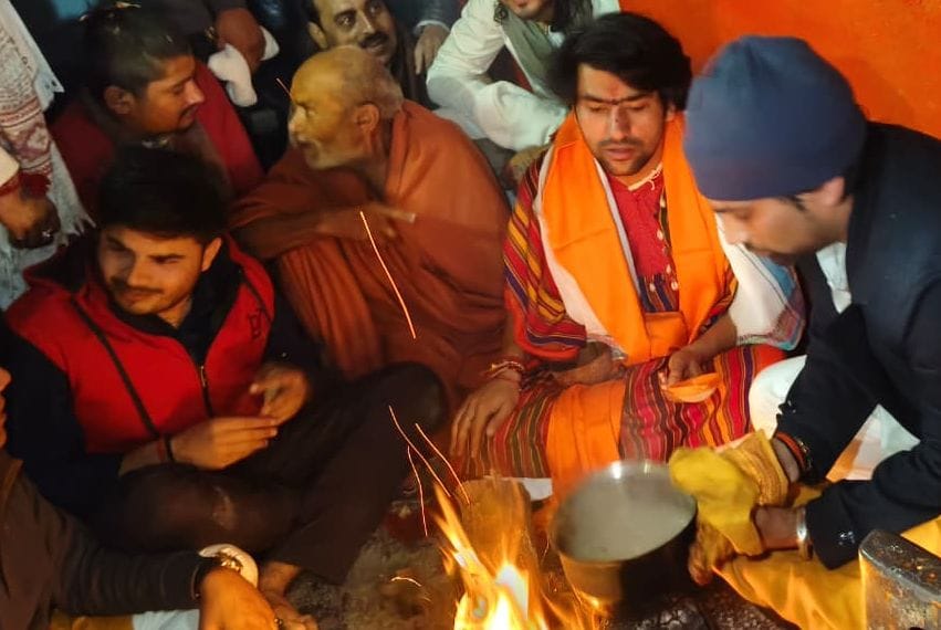 Bageshwar Baba performed Parikrama (circumambulation) praying for India to be declared a Hindu nation.