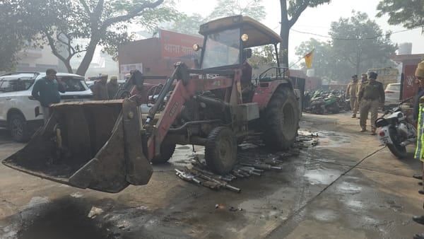 65 firecracker silencers removed from motorcycles were destroyed.