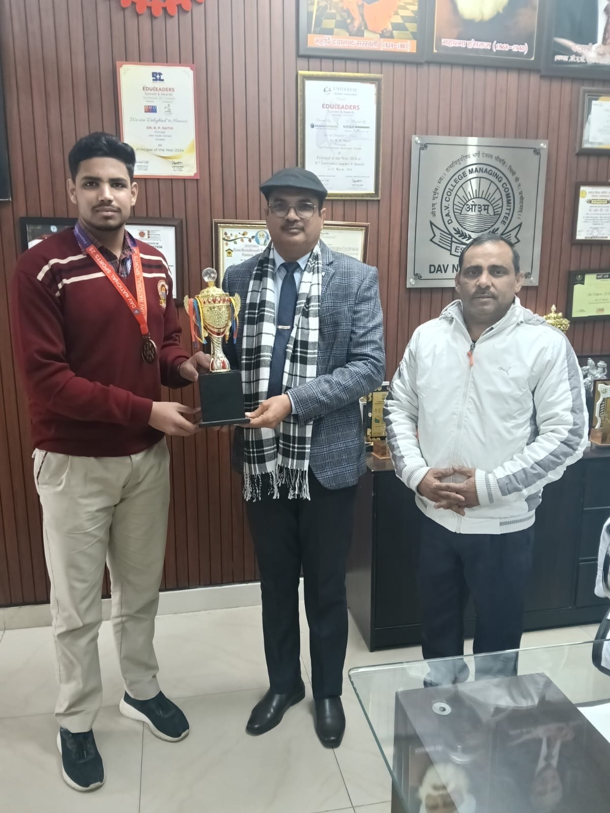 Kushan Hari won the gold medal in the basketball competition