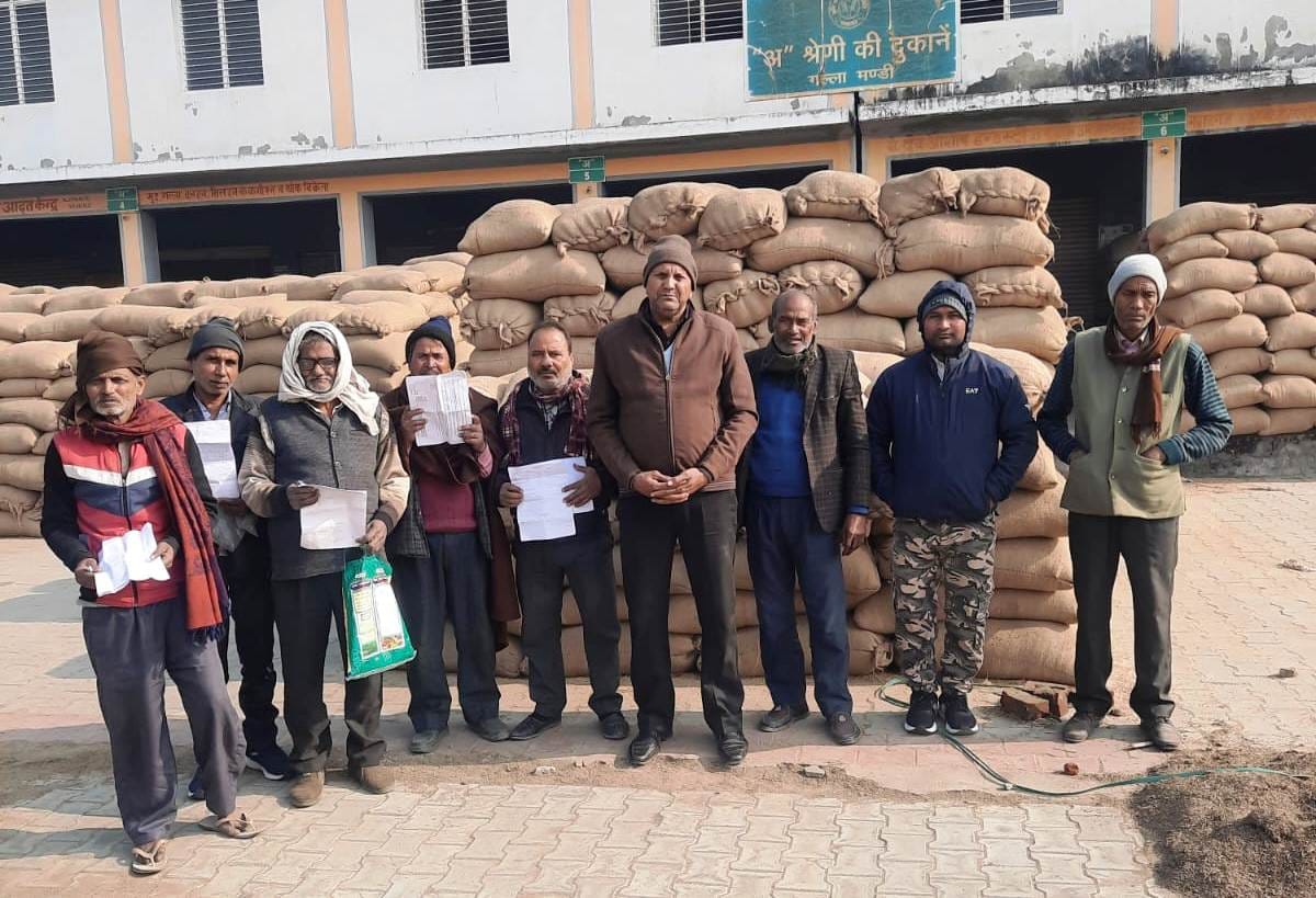 Farmers wandering for payment after weighing at paddy purchasing center
