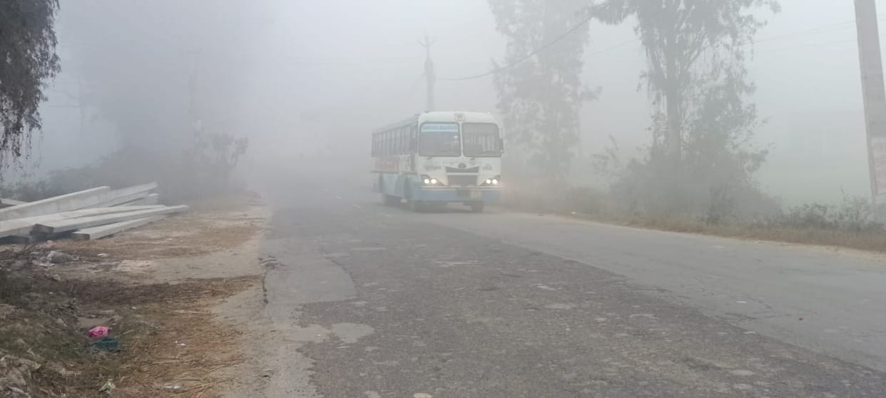 There will be no relief from cold right now, fog will reduce in the coming days.