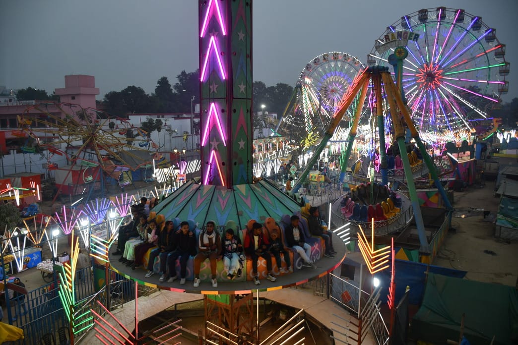 Khichdi was offered to Gorakhnath Baba and the fair was enjoyed.