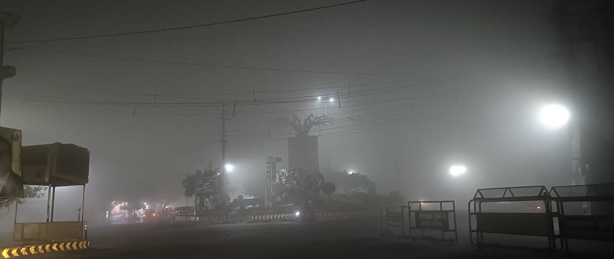 Dense fog will continue today