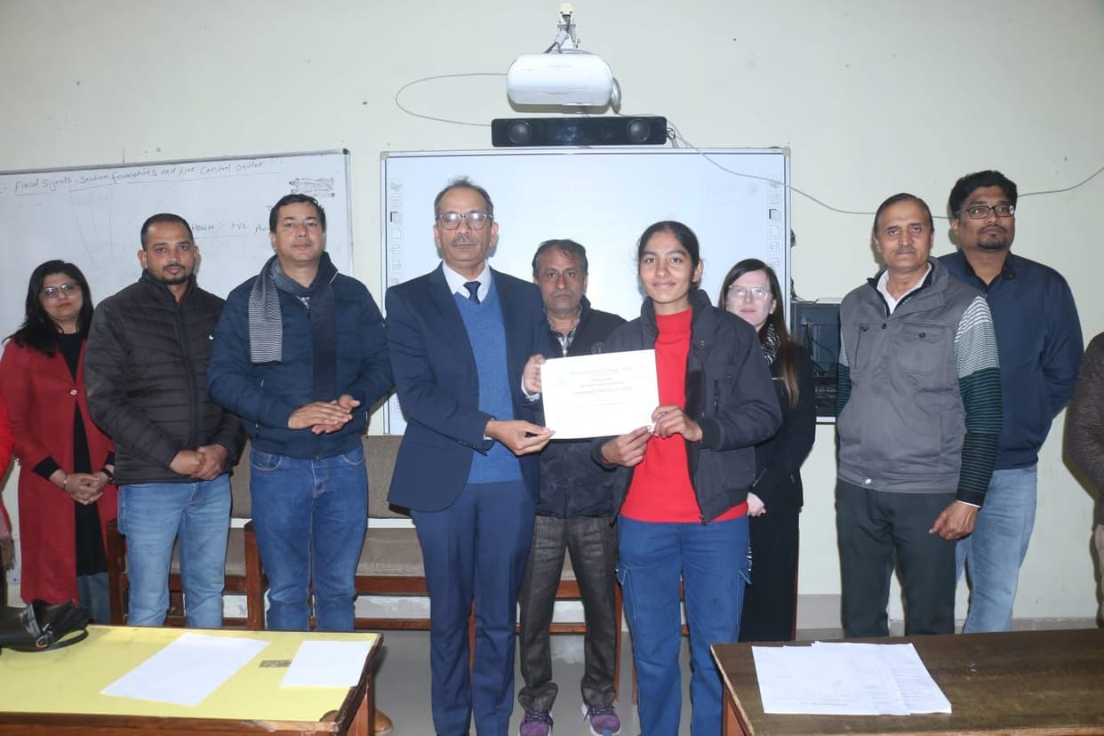 Akshita won the speech competition.