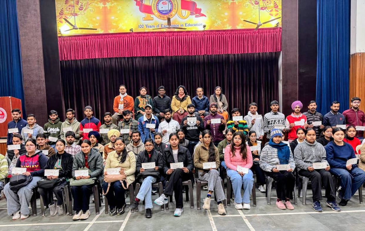 105 students received scholarships worth Rs 5 lakh.