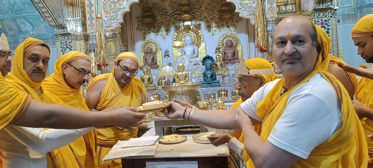 Celebrated the Moksha Kalyanak festival of Lord Rishabhdev