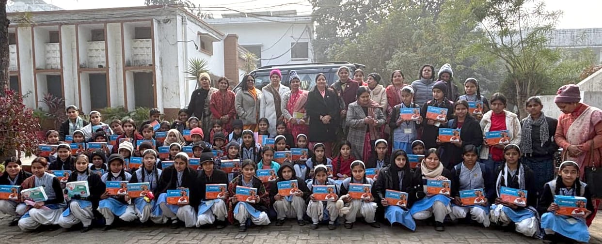 Hot pack bottles, socks and food items were distributed.