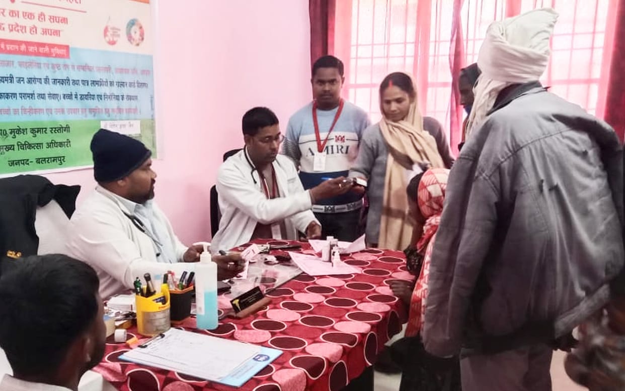 1487 patients were treated at the public health fair