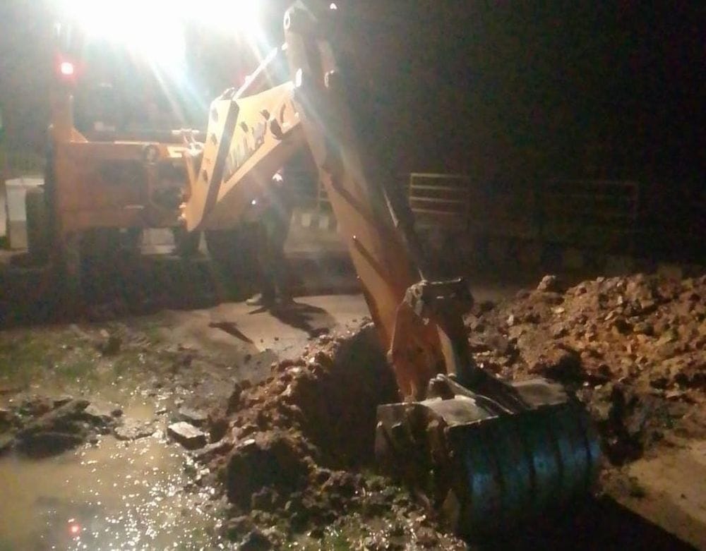 Leaking pipelines repaired and clean water available