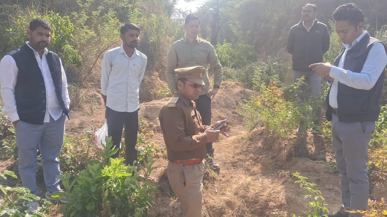 Forest department team investigates fake plantation case