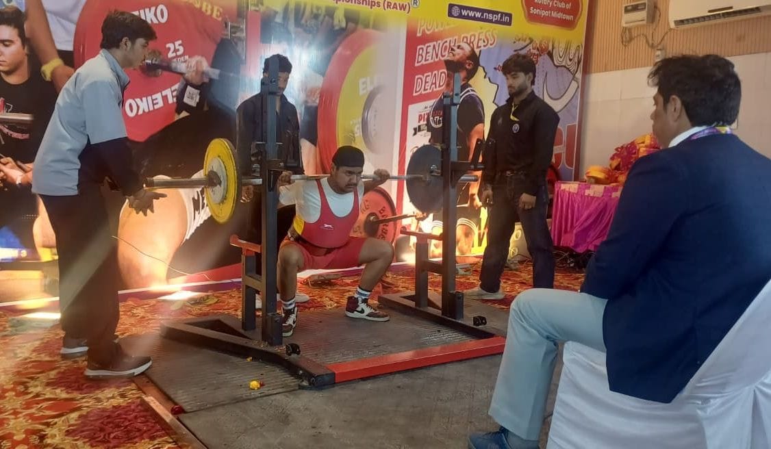 Vikas won gold in the Senior National Powerlifting Championship in Scott