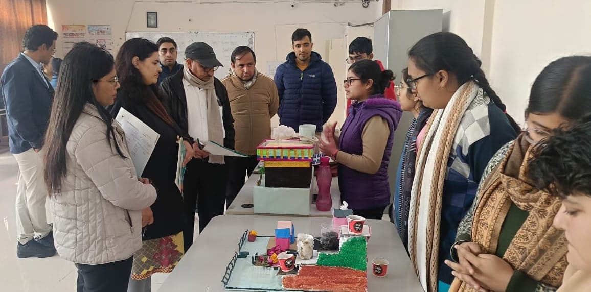 Himanshu and Devvrat's team secured the first place in the exhibition.