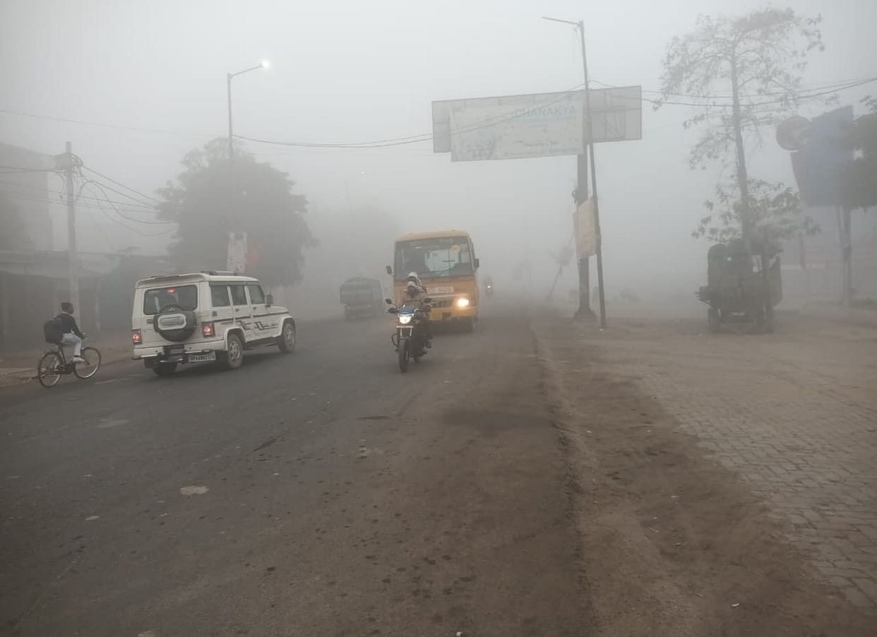 Melting increased with dense fog
