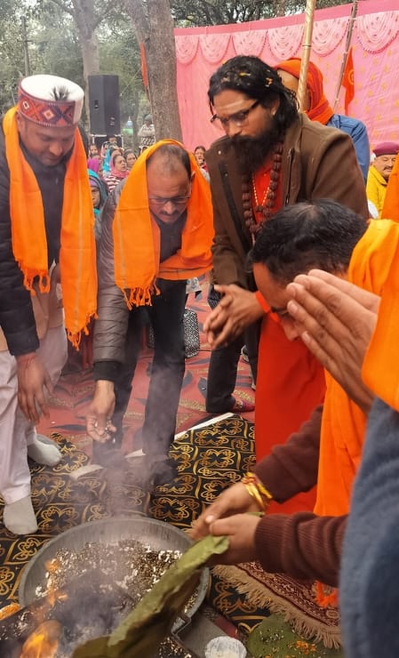 Hindu conventions in Lambagaon and Kotla, giving the message of Sanatan culture and unity.