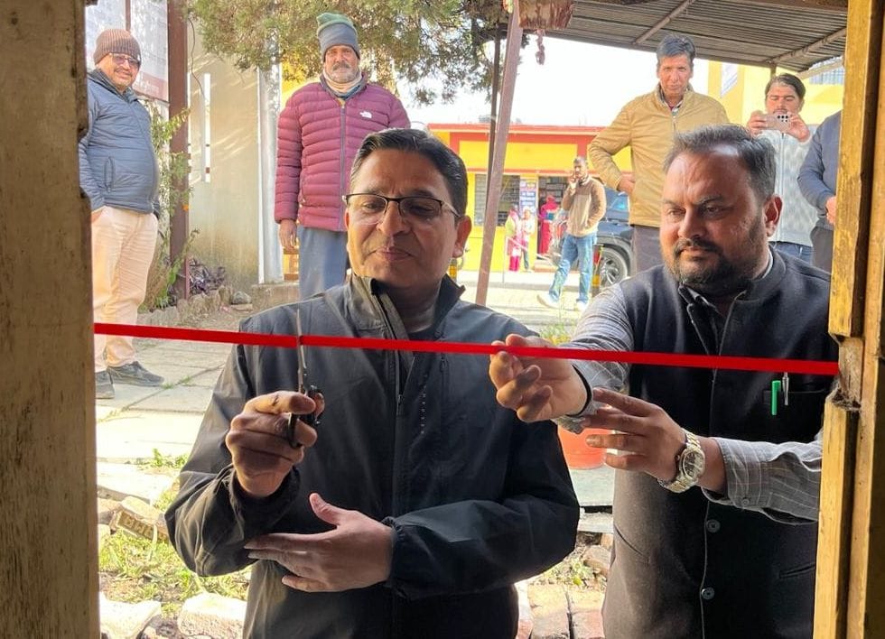 Inauguration of a four-bed night shelter for attendants
