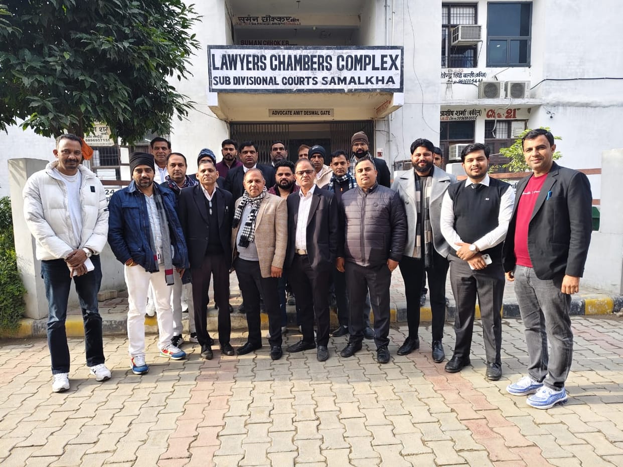 Samalkha Bar Association did not work