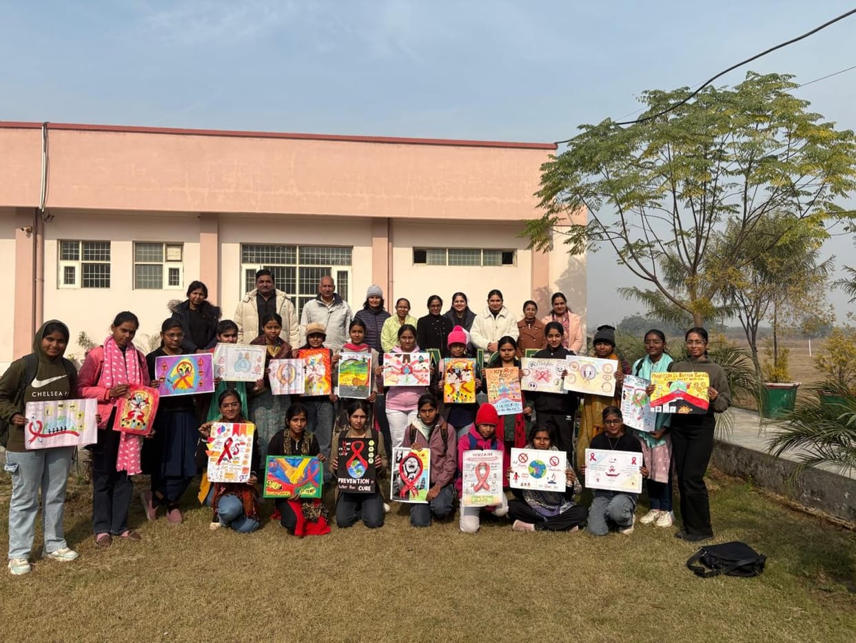 Ishita first in poster making competition