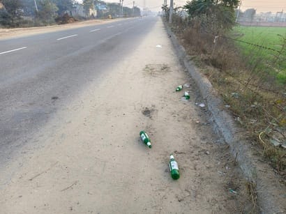 No streetlights on Kharkhada Paridhan Road