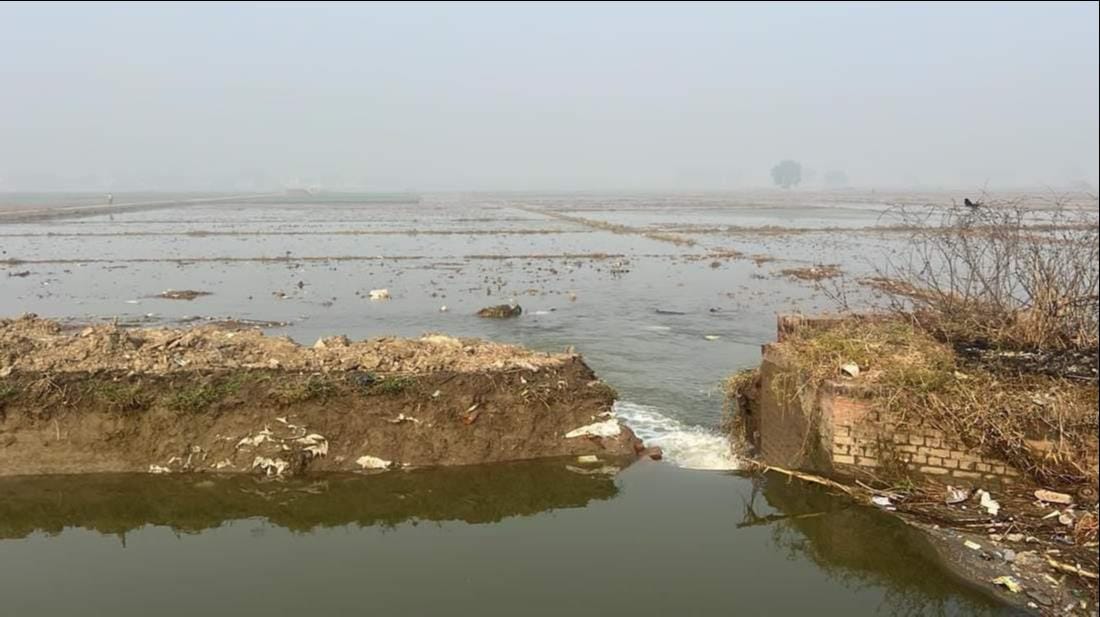First irrigation crisis due to lack of water in Ghoswa Minor