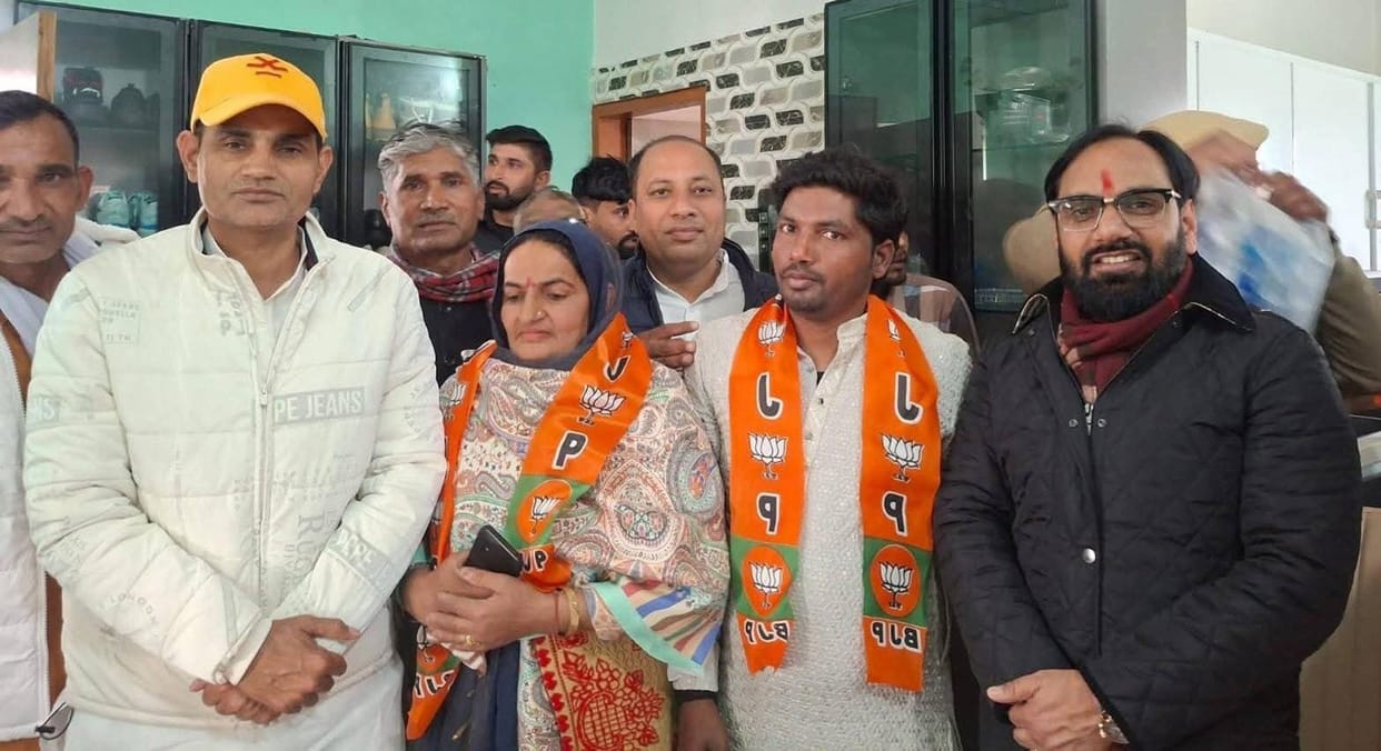 BJP MLA Devendra Attri dealt a blow to INLD in the Uchana constituency.