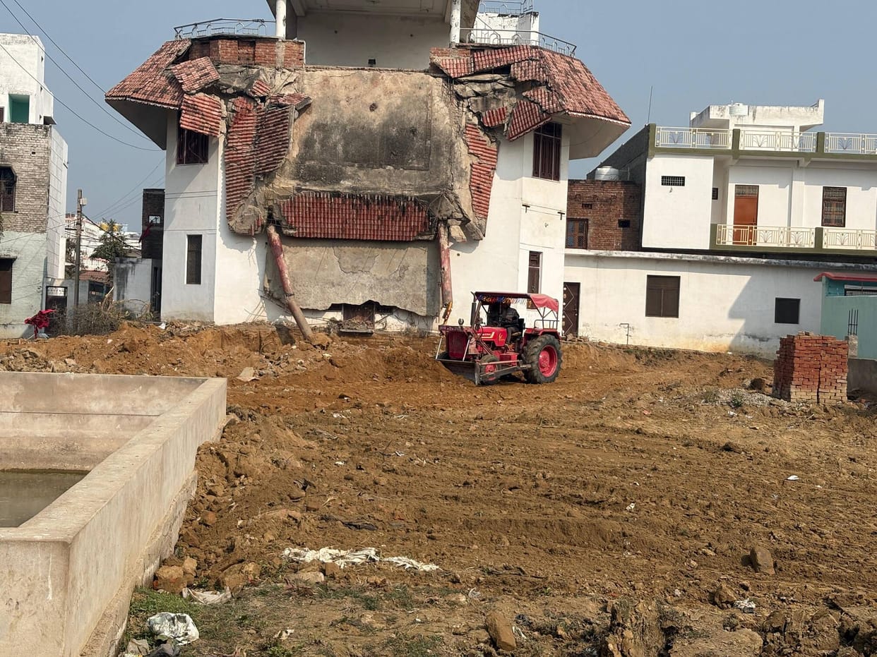 Tender for soil filling, now the park will be constructed