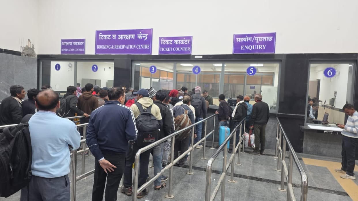 Tickets started being sold in the new building at the railway station.