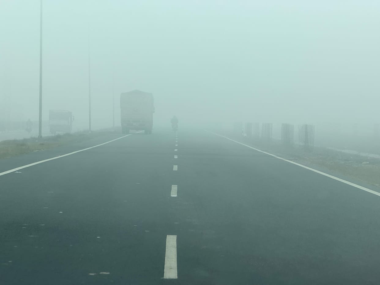 Sonipat was the coldest place in the state, with the mercury dropping to 3.1 degrees.