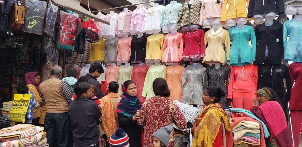The cold weather has boosted business, with everything from old stock to new merchandise being sold out.