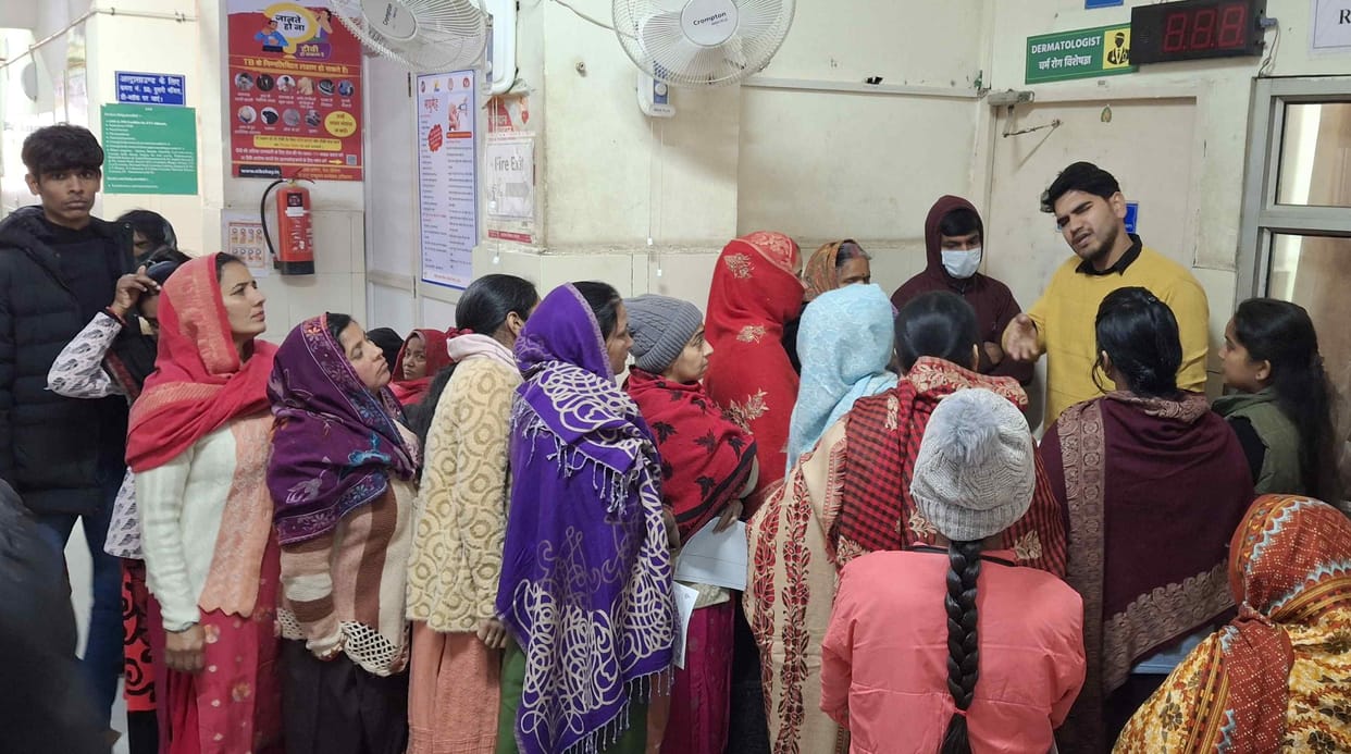The double whammy of cold weather and pollution is making people sick.