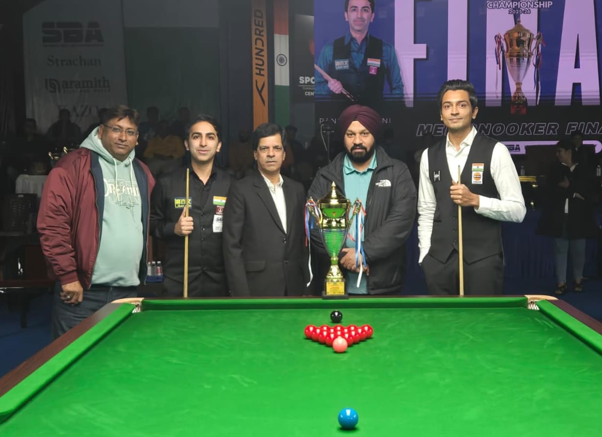 In men's snooker, Pankaj and Aditya have secured their places in the final.
