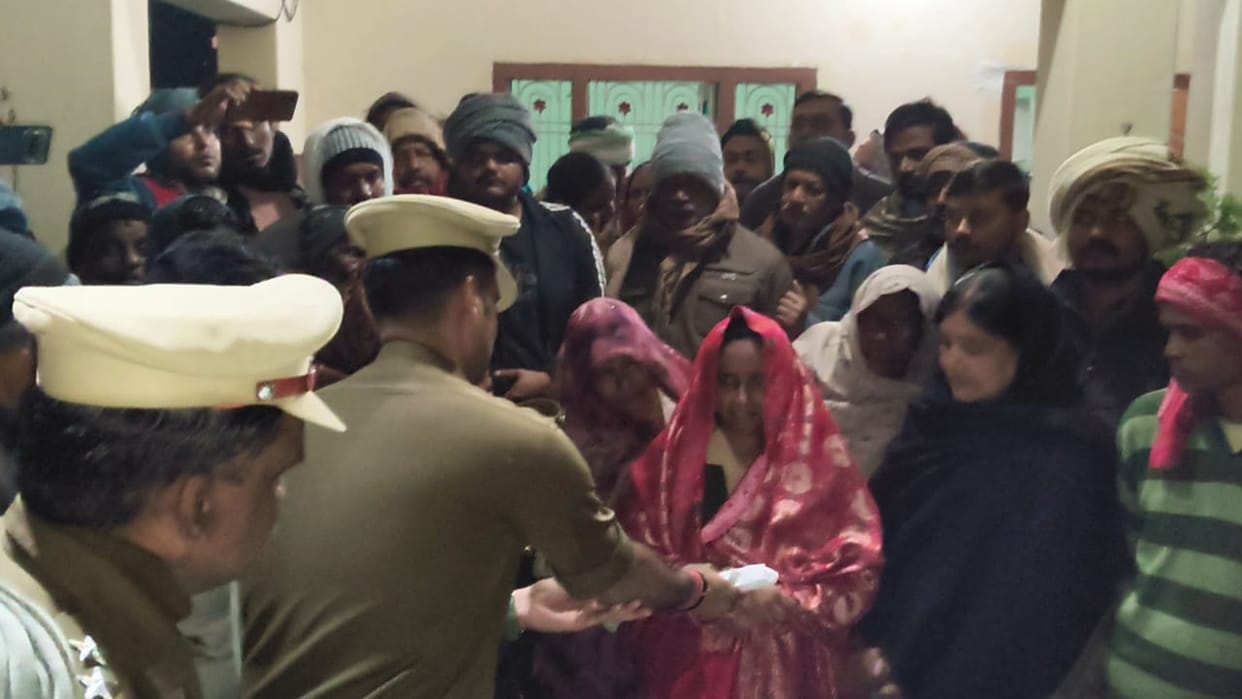 The Assistant Commandant provided financial assistance to the soldier's wife.
