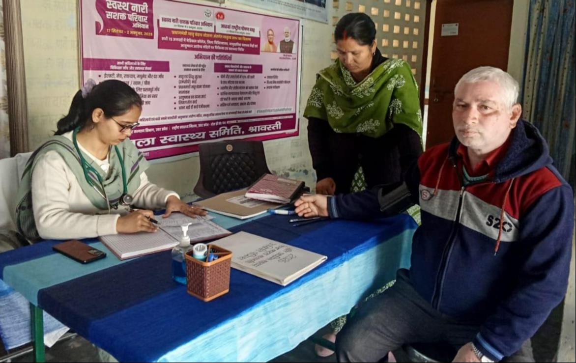 More patients suffering from cold and fever came to the health fair.