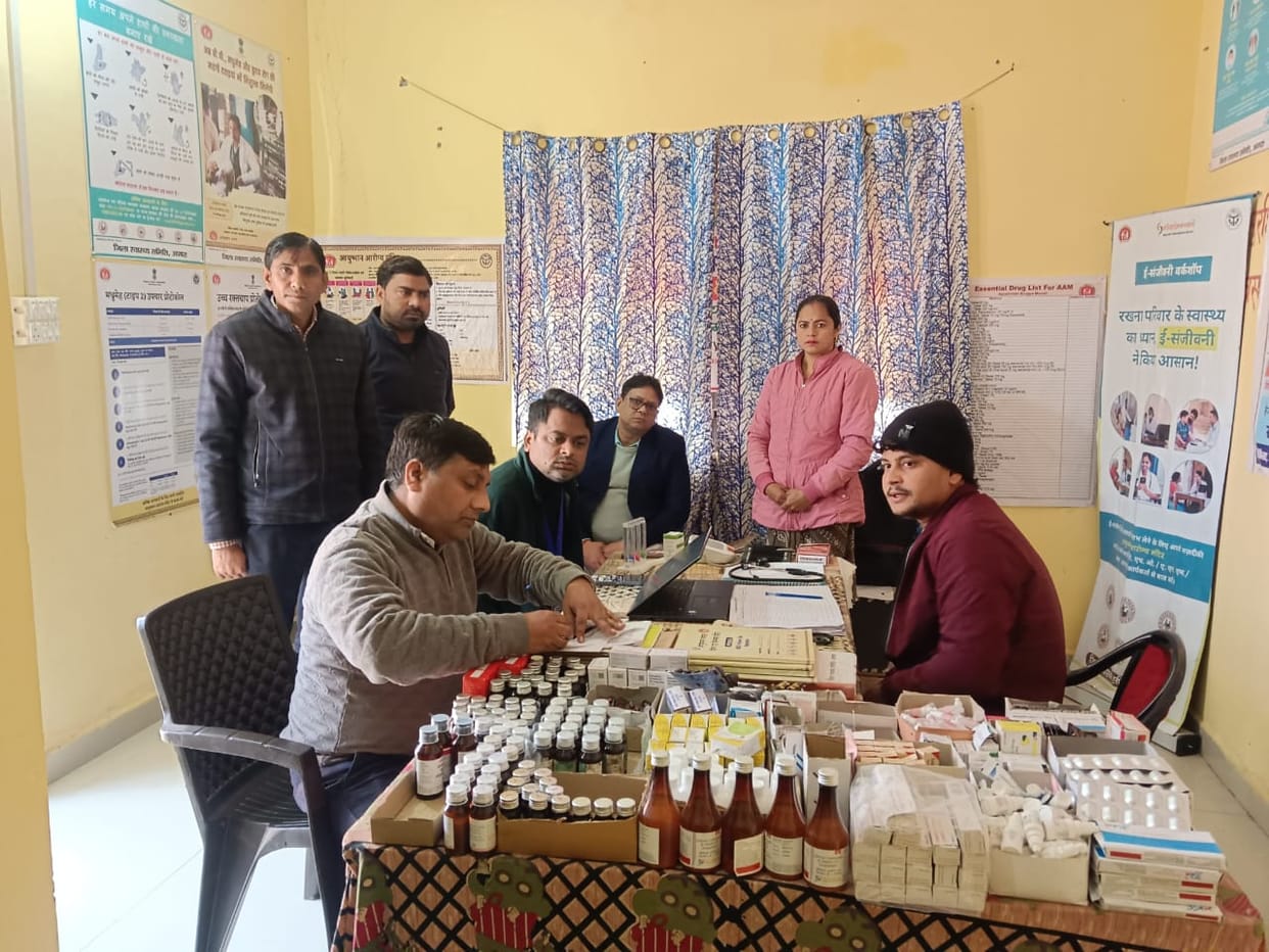 SRM team inspected CHC and Arogya Mandirs