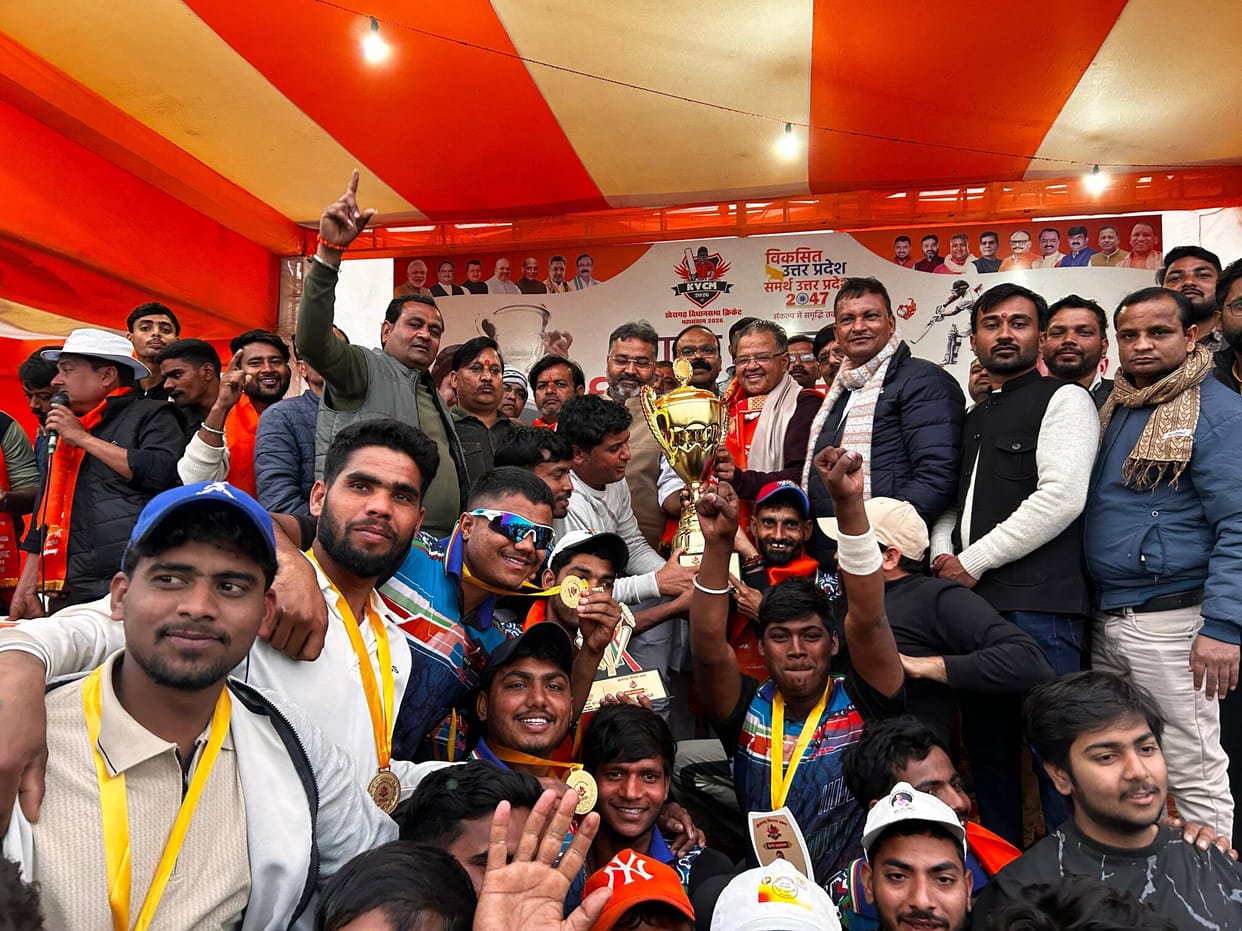 Hirauda became the winner of Kheragarh Assembly Cricket Mahasangram