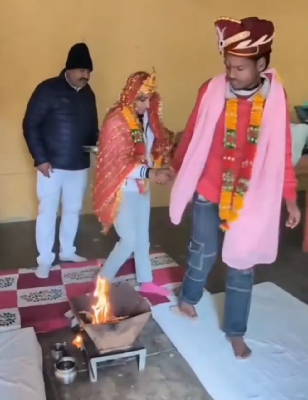 Nurvi became Mahi, married according to Hindu rituals