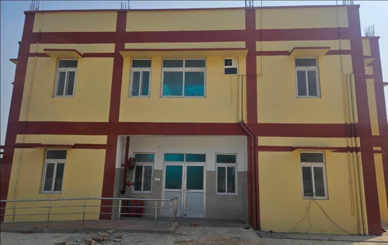 50-bed hospital ready, waiting to be handed over