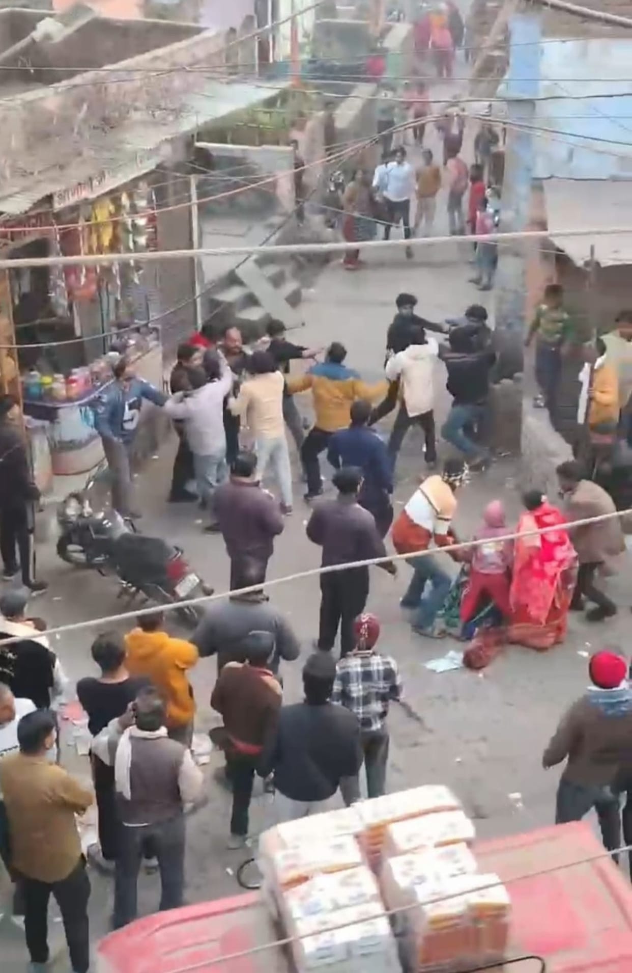 An agent was assaulted over money belonging to Amar Jyoti Finance Company... heavy use of kicks, punches and bricks and stones.