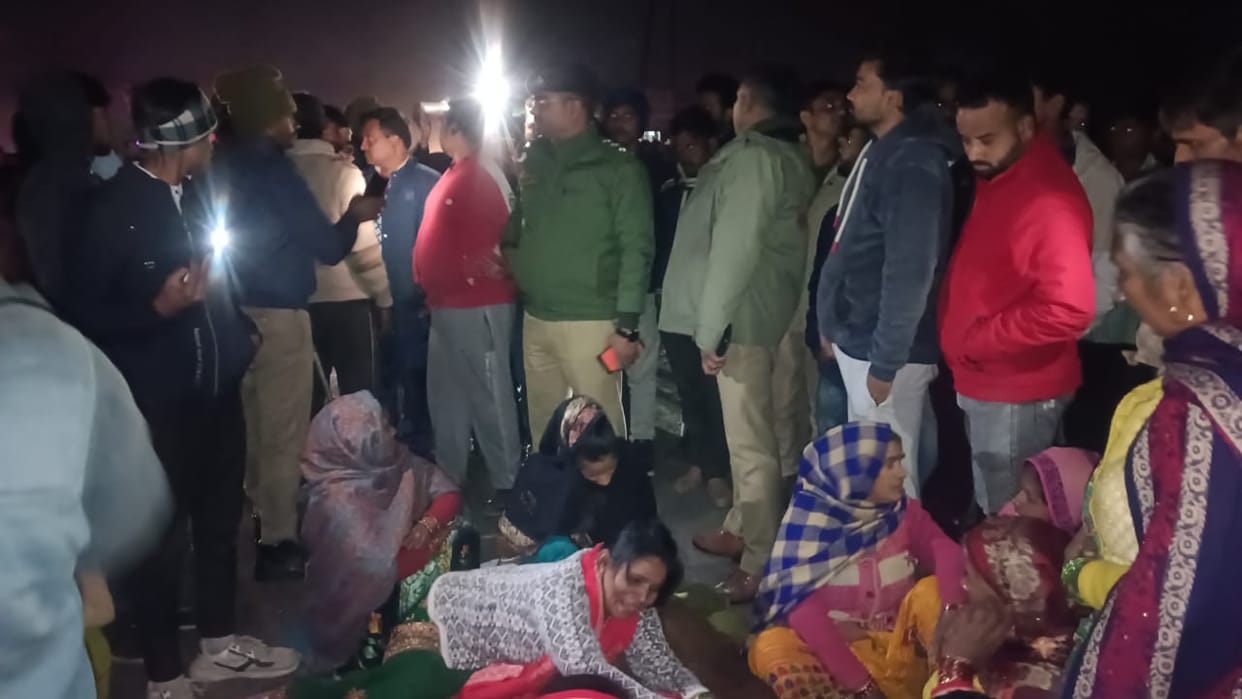 After the woman's death, chaos erupted...the private hospital was locked down and a road blockade was staged.
