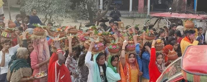Siddharthnagar News: Shri Vishnu Mahayagya started with Kalshayatra