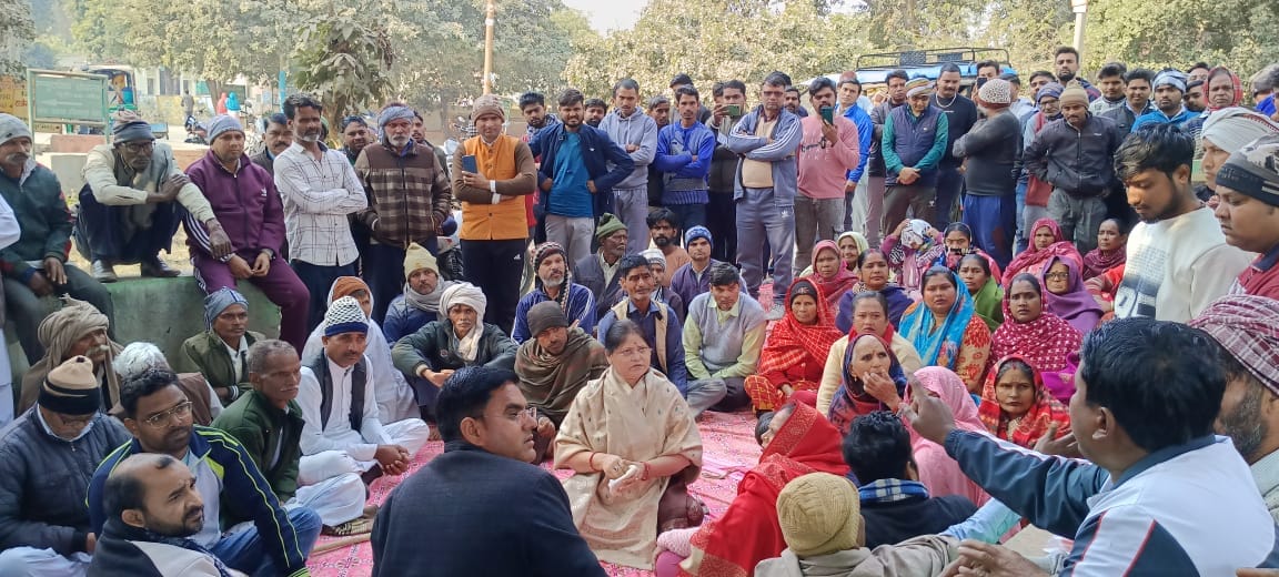 After a heated discussion with the chairperson, an agreement was reached and the protest ended.