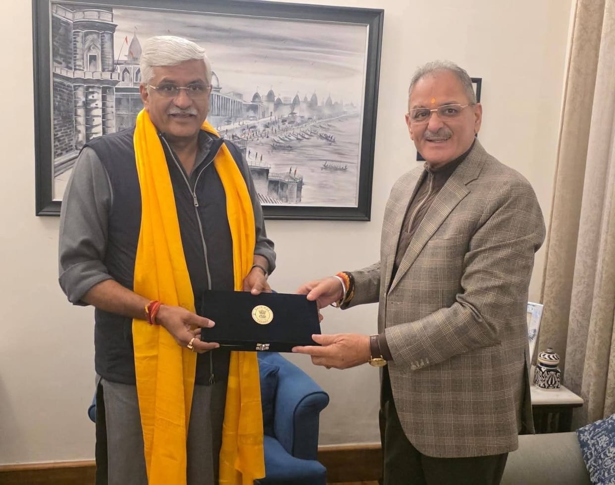 Leh, LG Kavinder Gupta, Meet with Union Tourism Minister, New Delhi