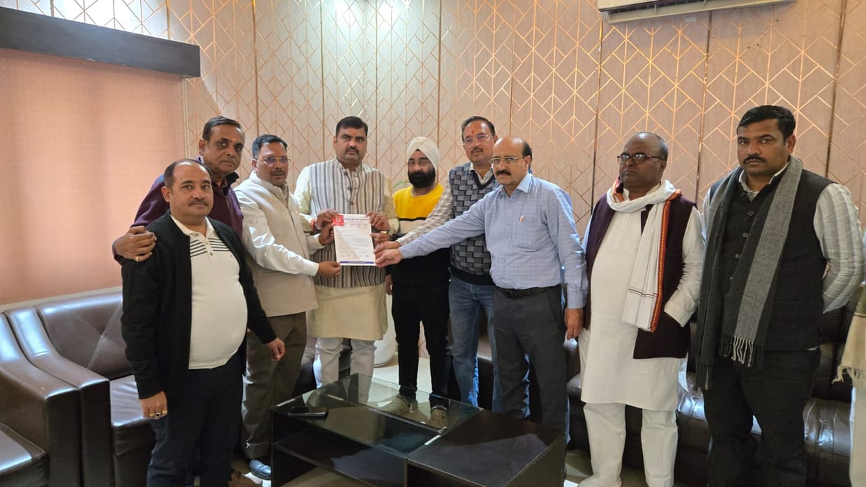 Traders submitted memorandum to MLAs