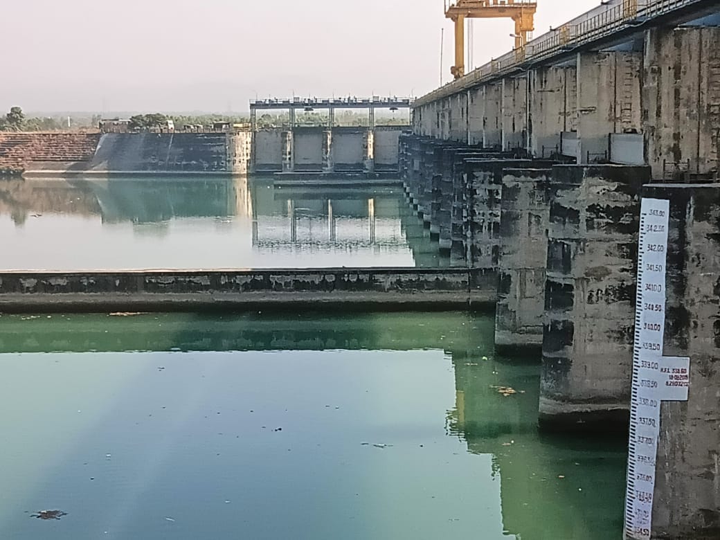 The decrease in water level at Hathnikund barrage has affected hydropower generation