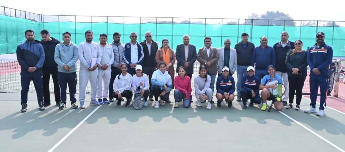 MDU defeated Osmania University in the women's tennis tournament.