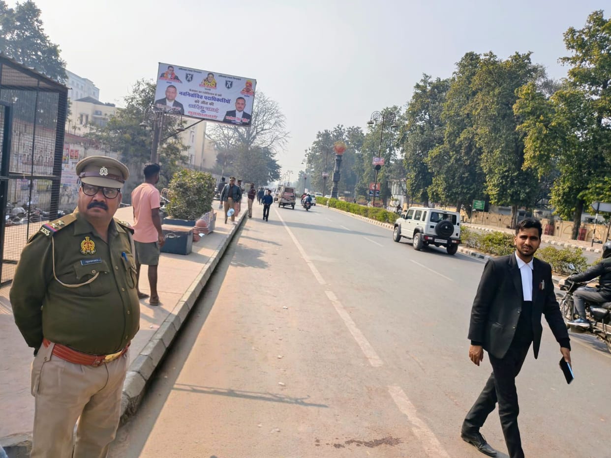 Lawyers kept their promise, did not park their vehicles in front of the court
